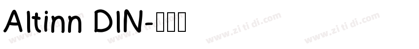 AItinn DIN字体转换